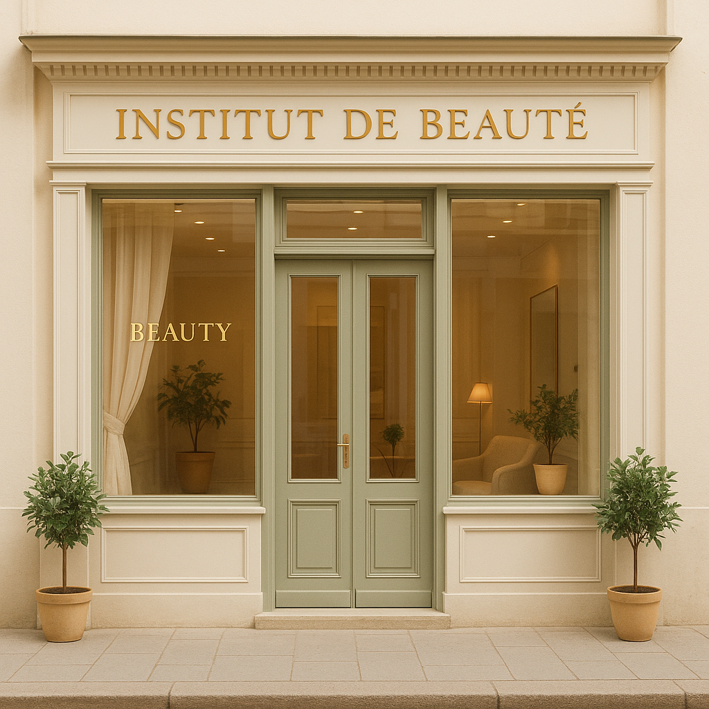 Façade de l'institut de beauté 1.